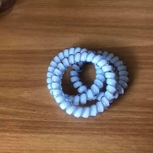 3 Size Large Teleties (Washed Denim color)